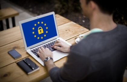 ordinateur symbole securite et union europeenne